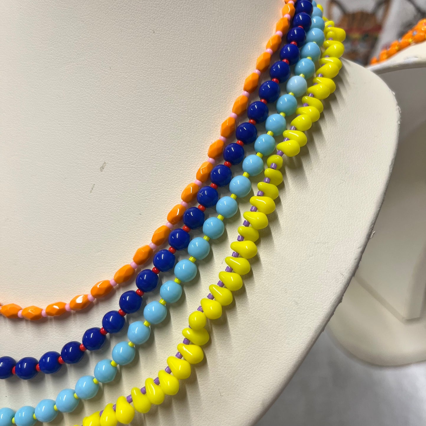 Multi-strand FLIRT necklace