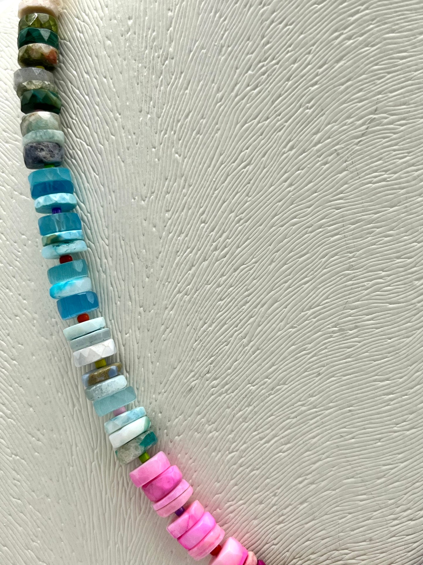 Natural Ombre Rainbow Necklace