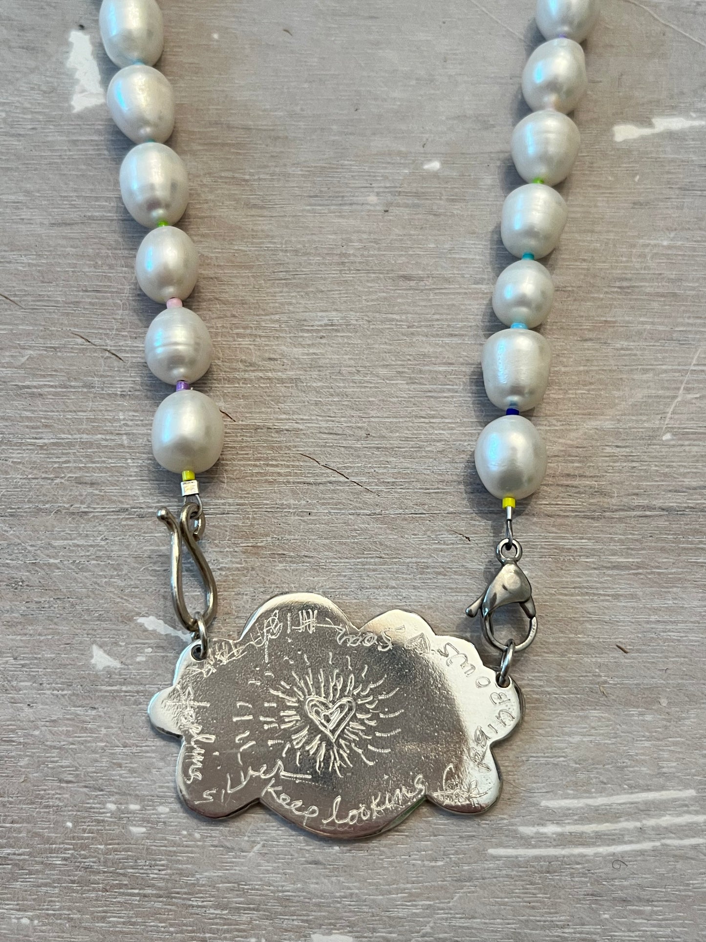 Birds in flight Cloud Necklace