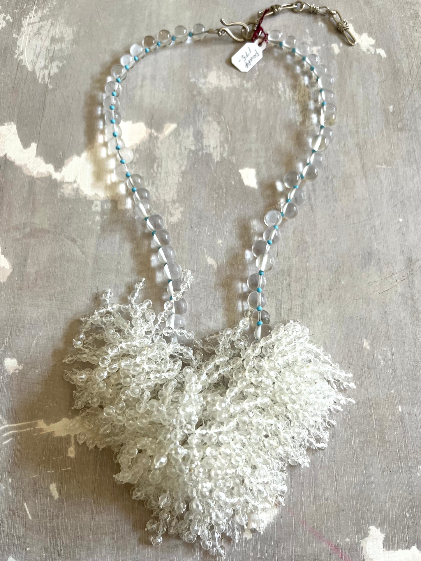 Crystal Pouf Statement Necklace