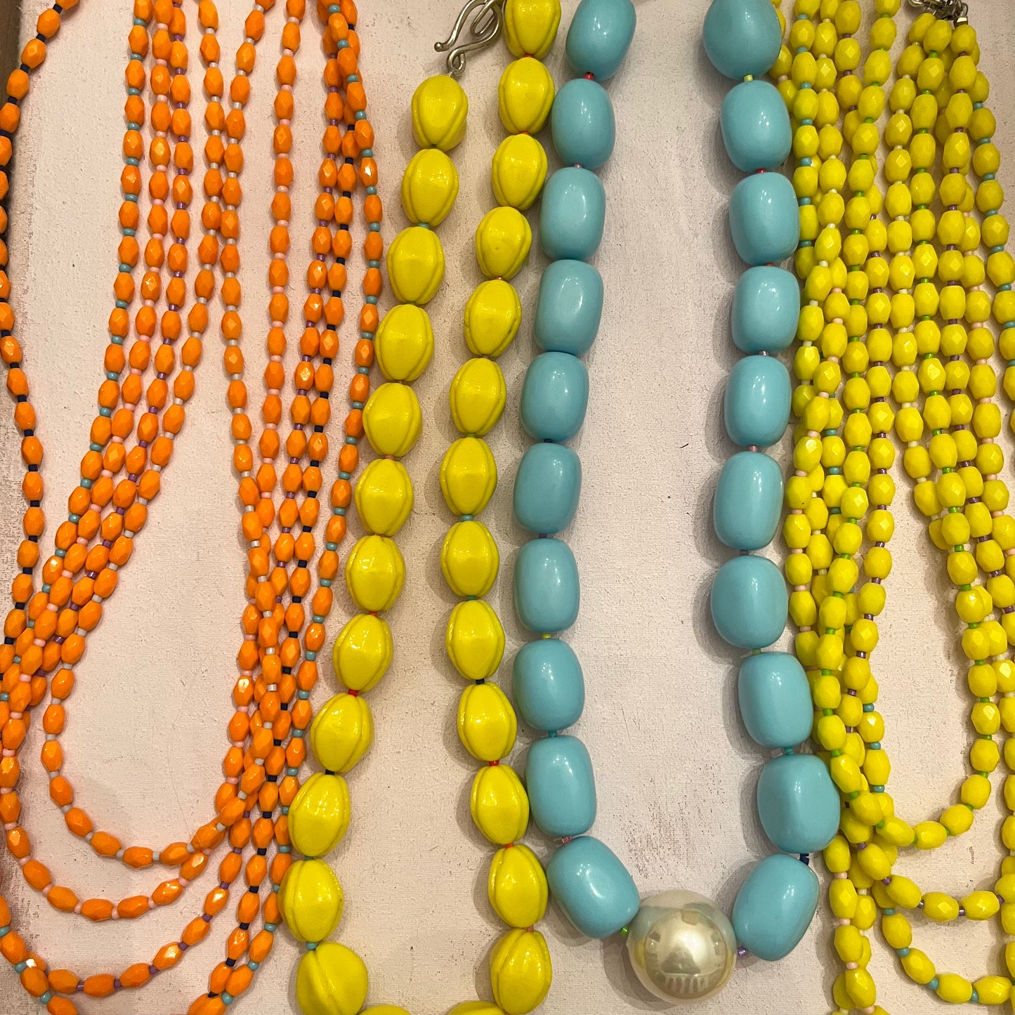 Wilma Gum ball Necklace Turquoise