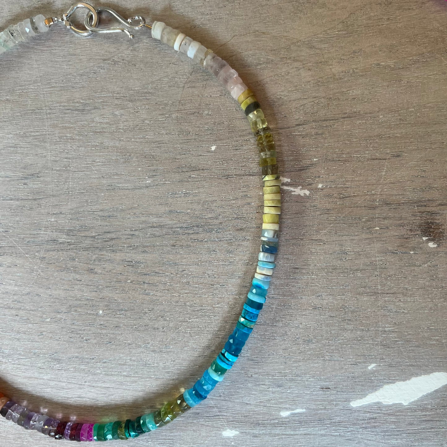 Natural Semi Precious Rainbow Necklace