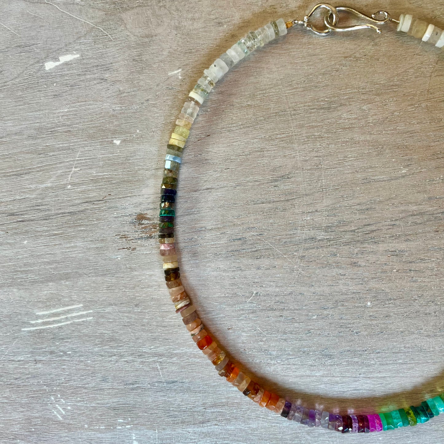 Natural Semi Precious Rainbow Necklace