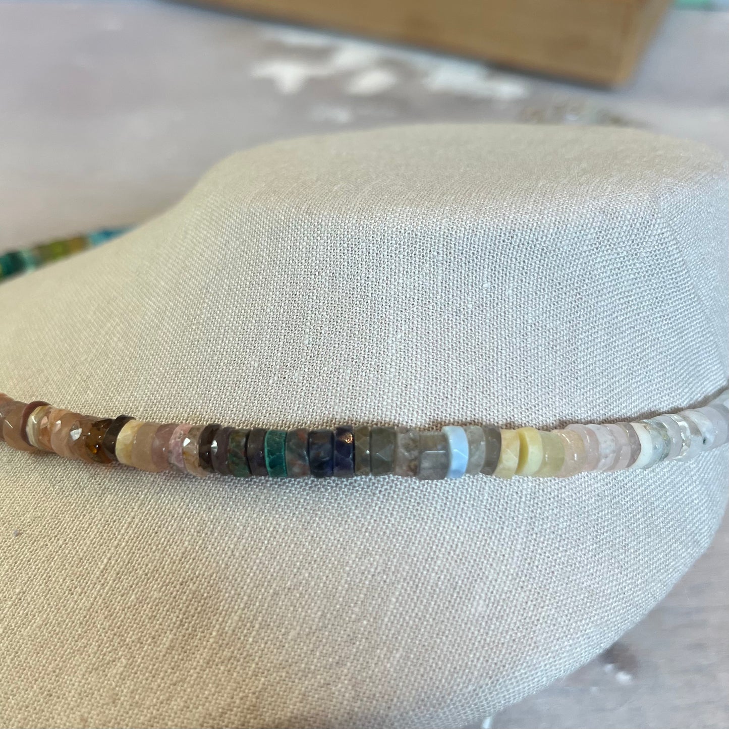 Natural Semi Precious Rainbow Necklace