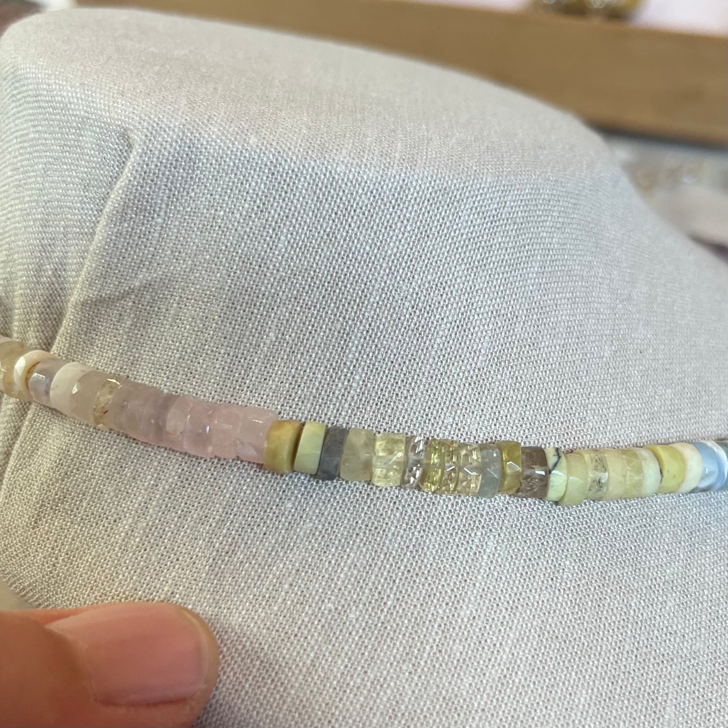 Natural Semi Precious Rainbow Necklace