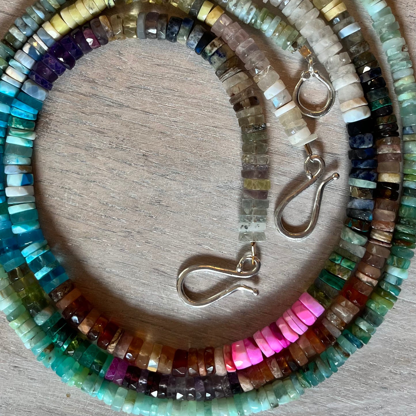 Natural Semi Precious Rainbow Necklace