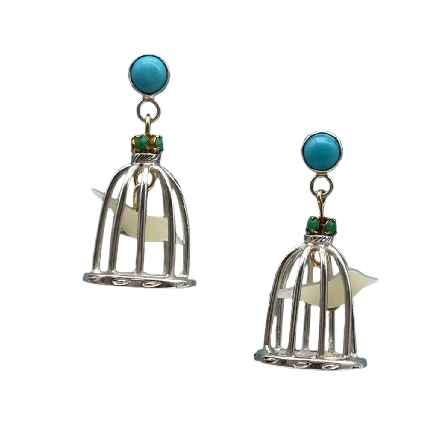Bird Cage Earrings tweet tweet