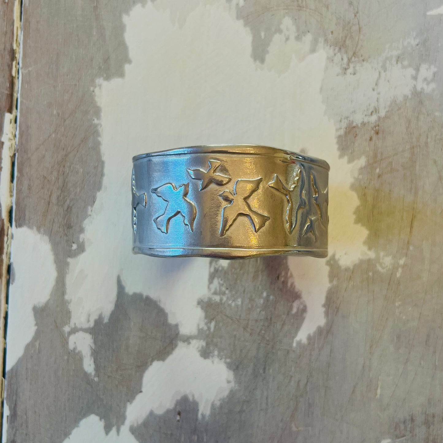 Silver Wonder woman Cuff bracelet