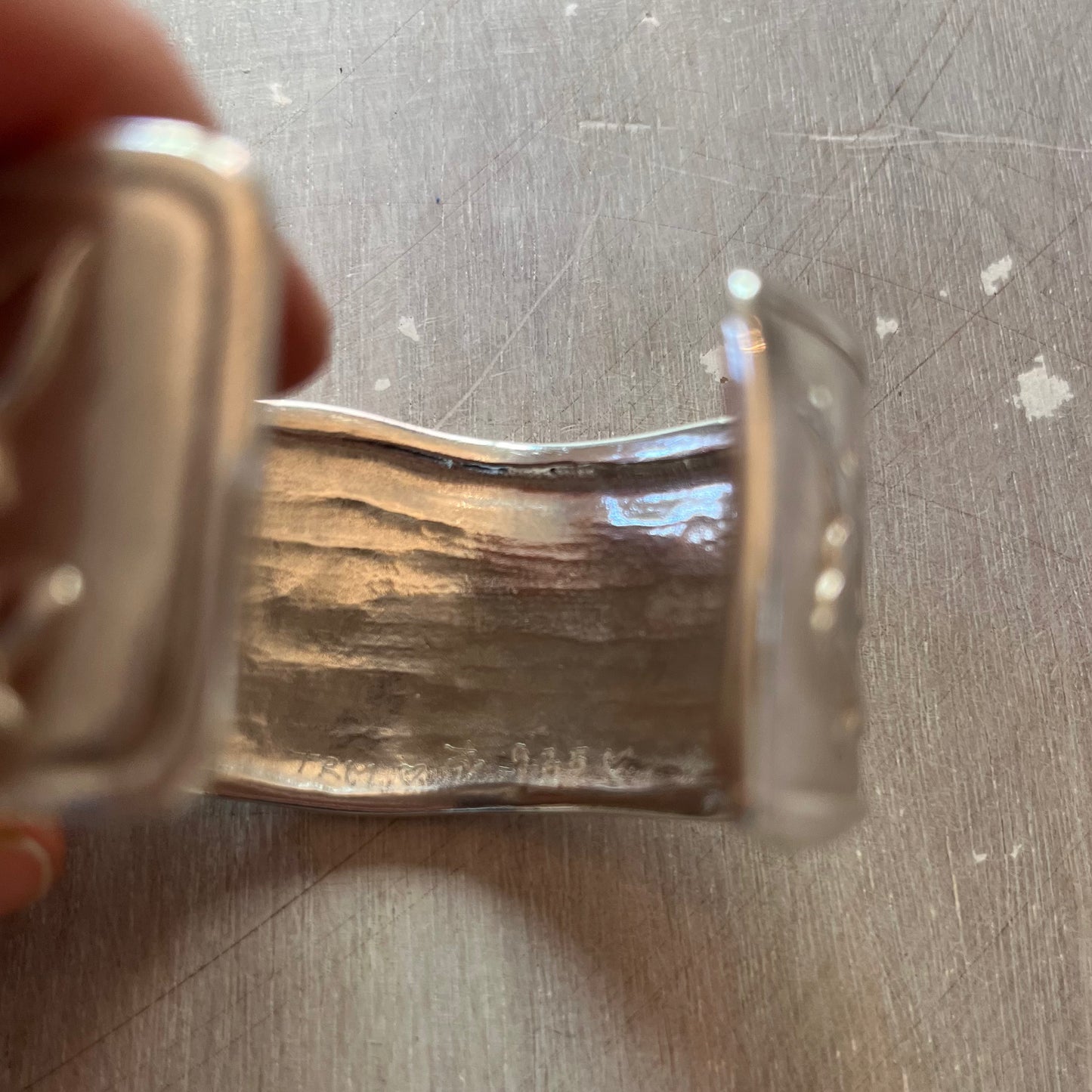 Silver Wonder woman Cuff bracelet