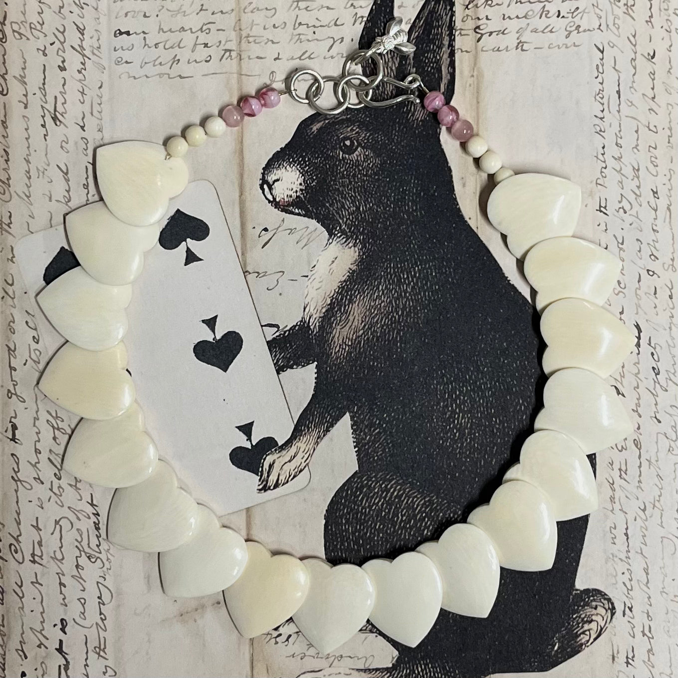 Modern Heart Collar Necklace