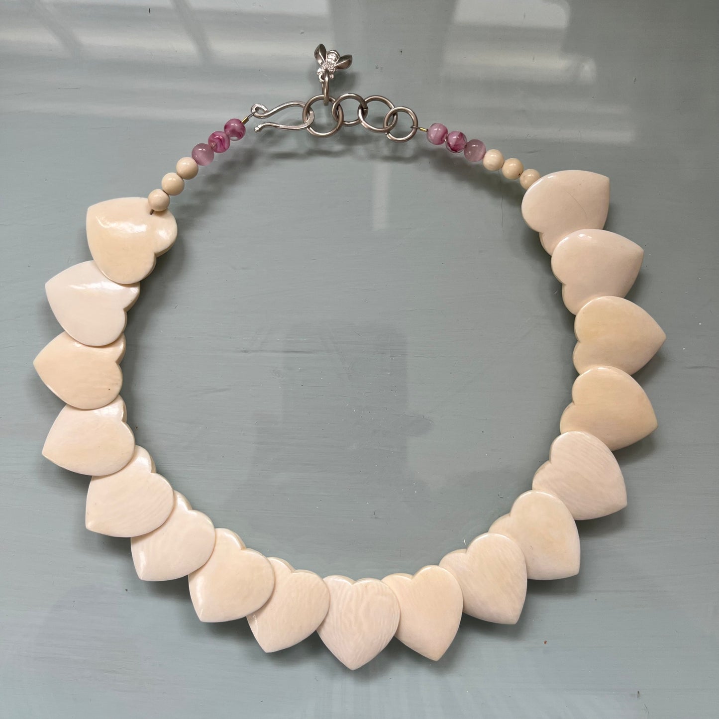 Modern Heart Collar Necklace