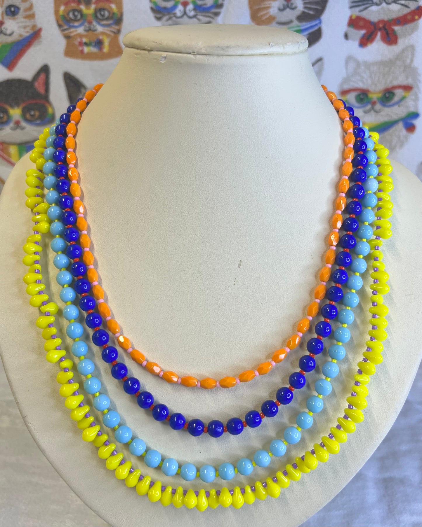 Multi-strand FLIRT necklace