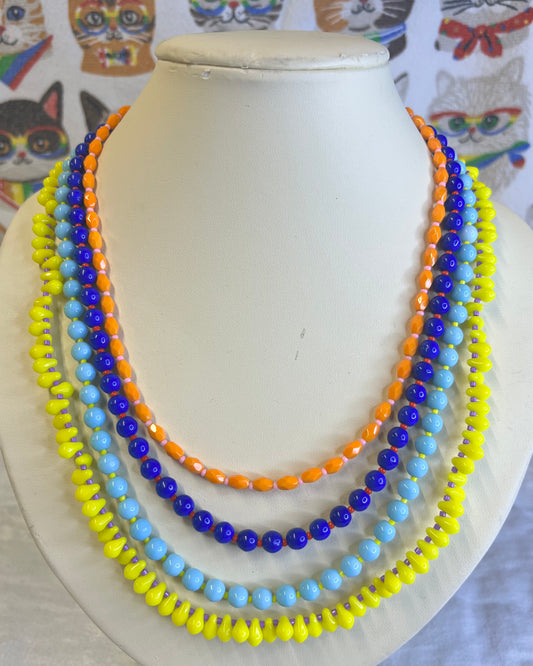 Multi-strand FLIRT necklace