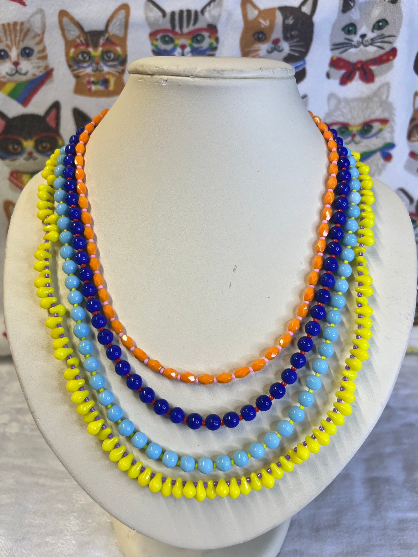Multi-strand FLIRT necklace
