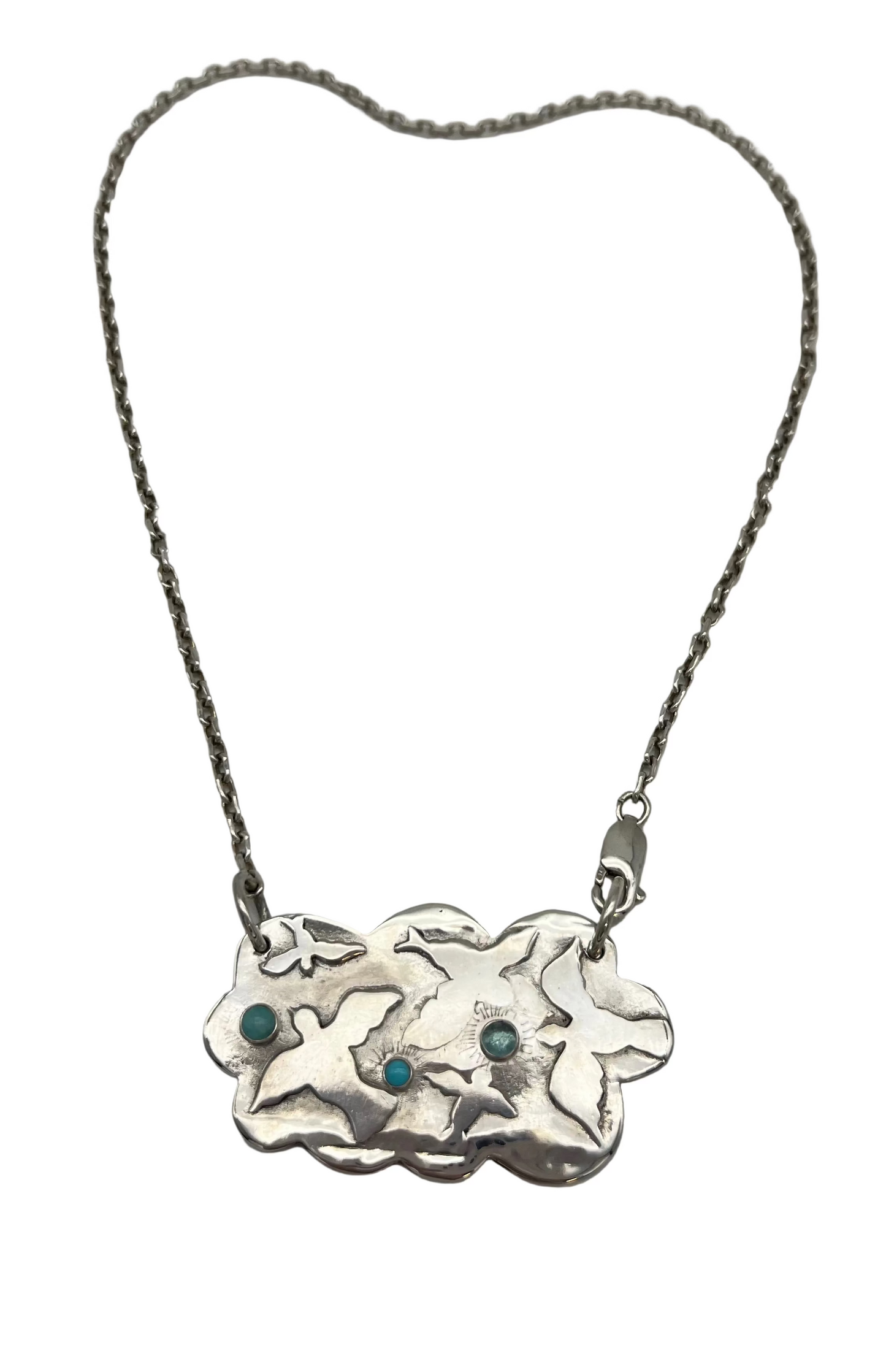 Birds in flight Cloud Pendant Necklace (Copy)