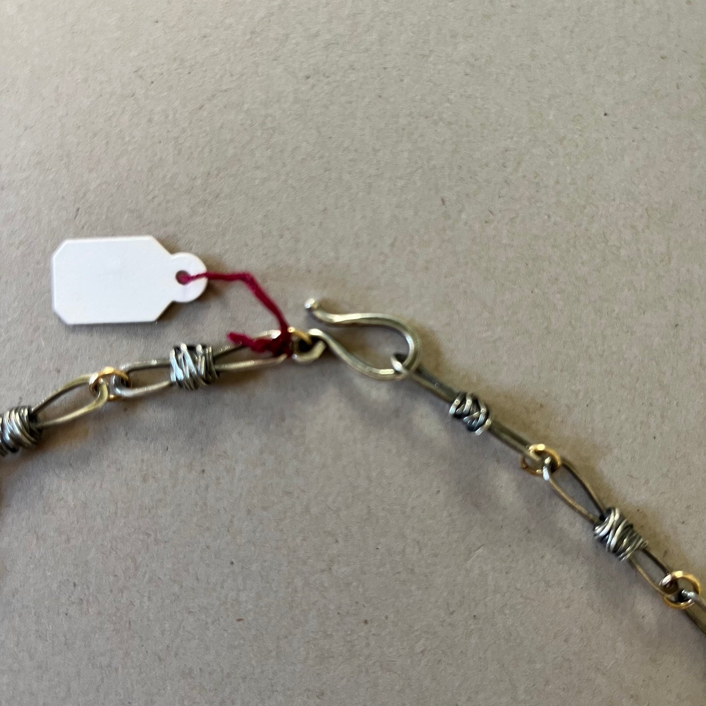 Barb Wire Oxidized Large Link Chain