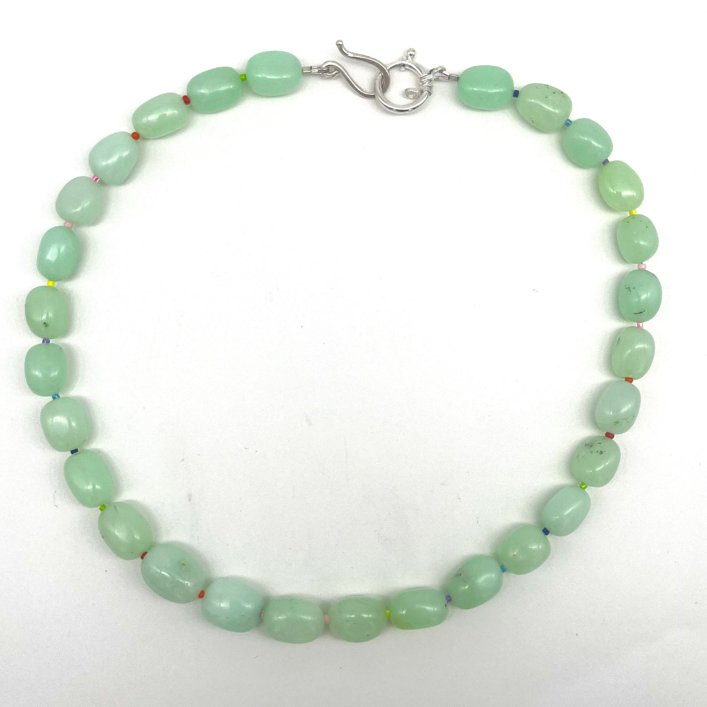 Glowy Green Opal Necklace