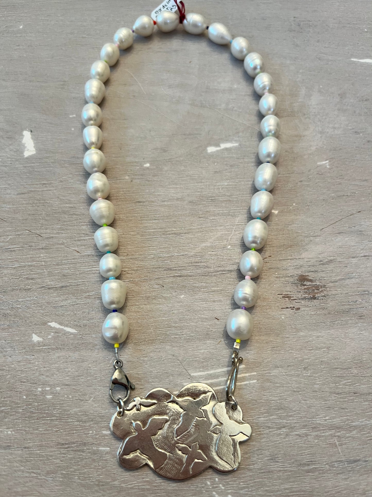 Birds in flight Cloud Necklace