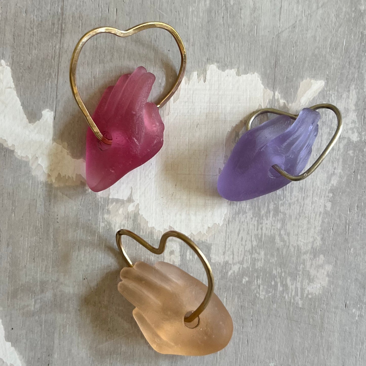 Hand and Heart Charms
