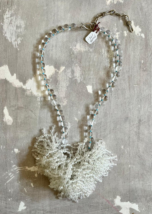 Crystal Pouf Statement Necklace