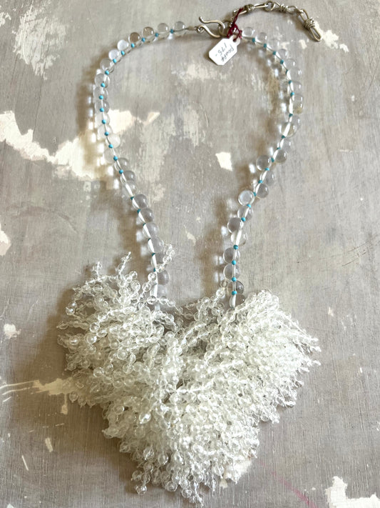 Crystal Pouf Statement Necklace