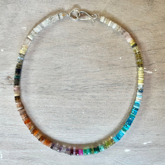 Natural Semi Precious Rainbow Necklace