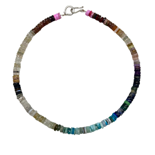 Semi Precious Rainbow Necklace