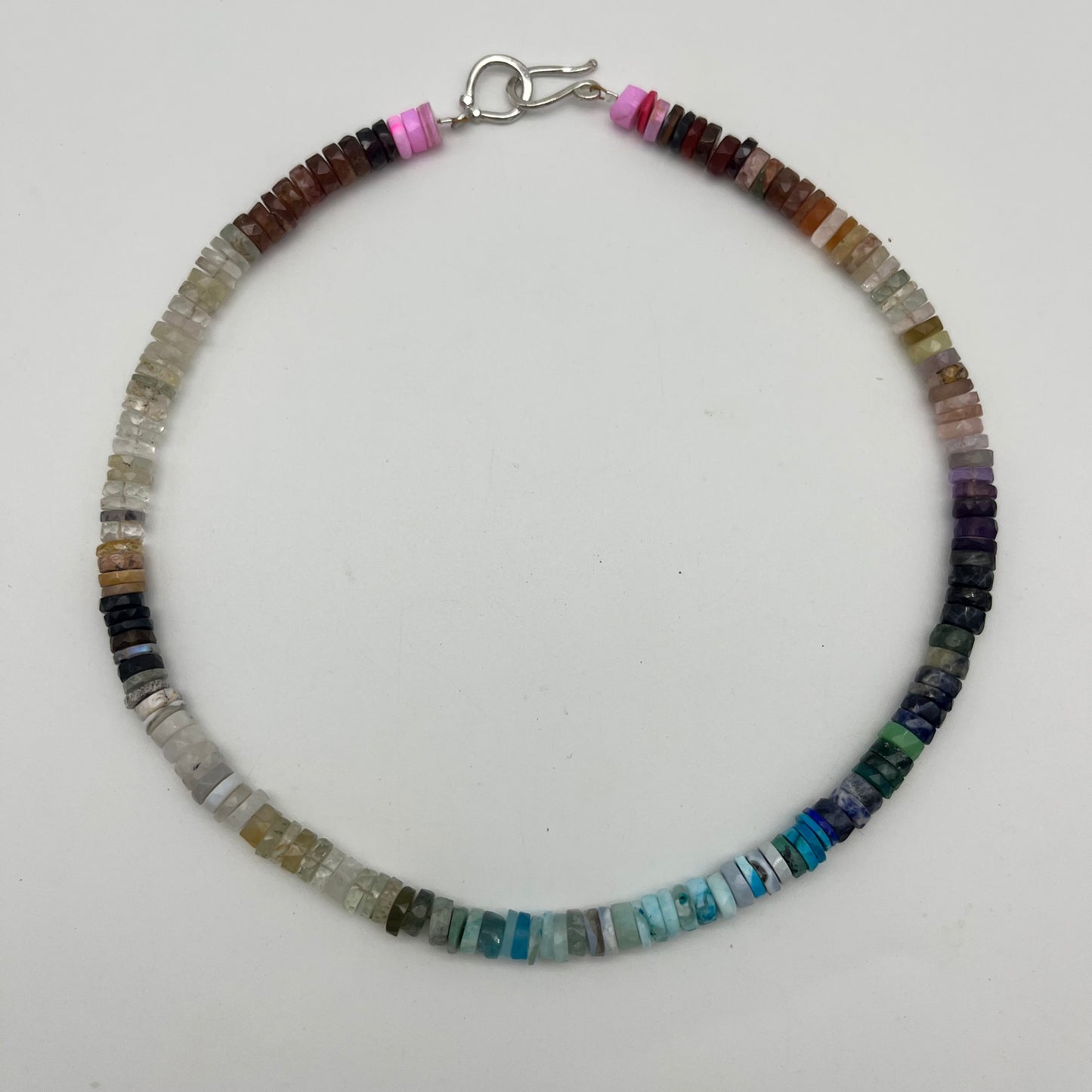 Semi Precious Rainbow Necklace