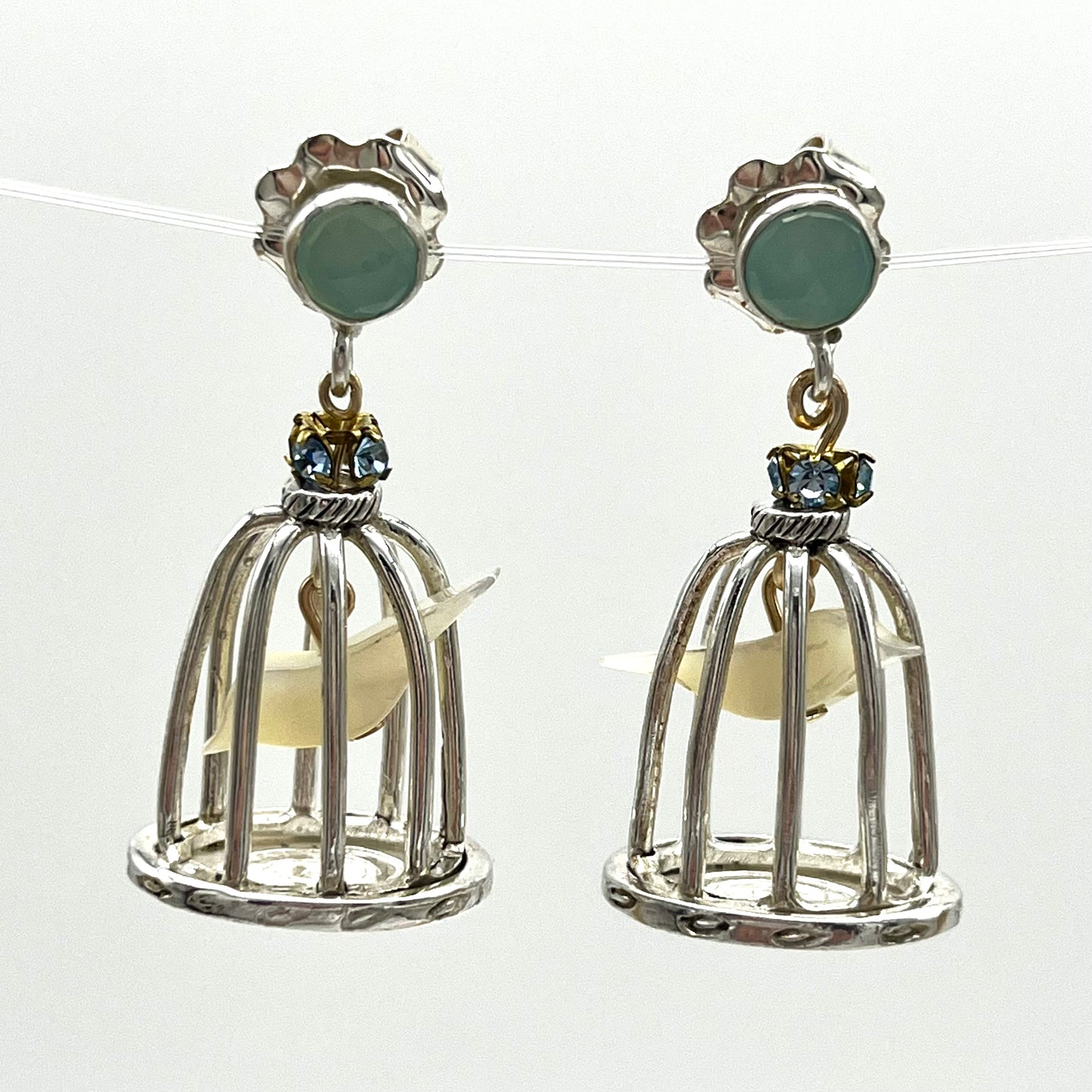 Bird Cage Earrings tweet tweet