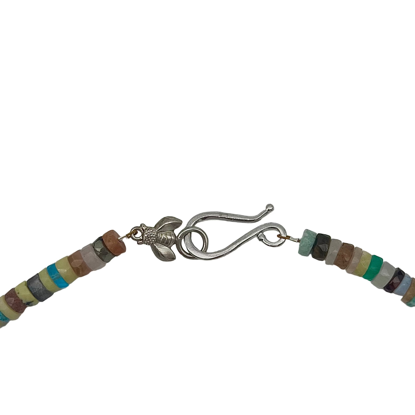 Semi Precious Confetti Rainbow Necklace