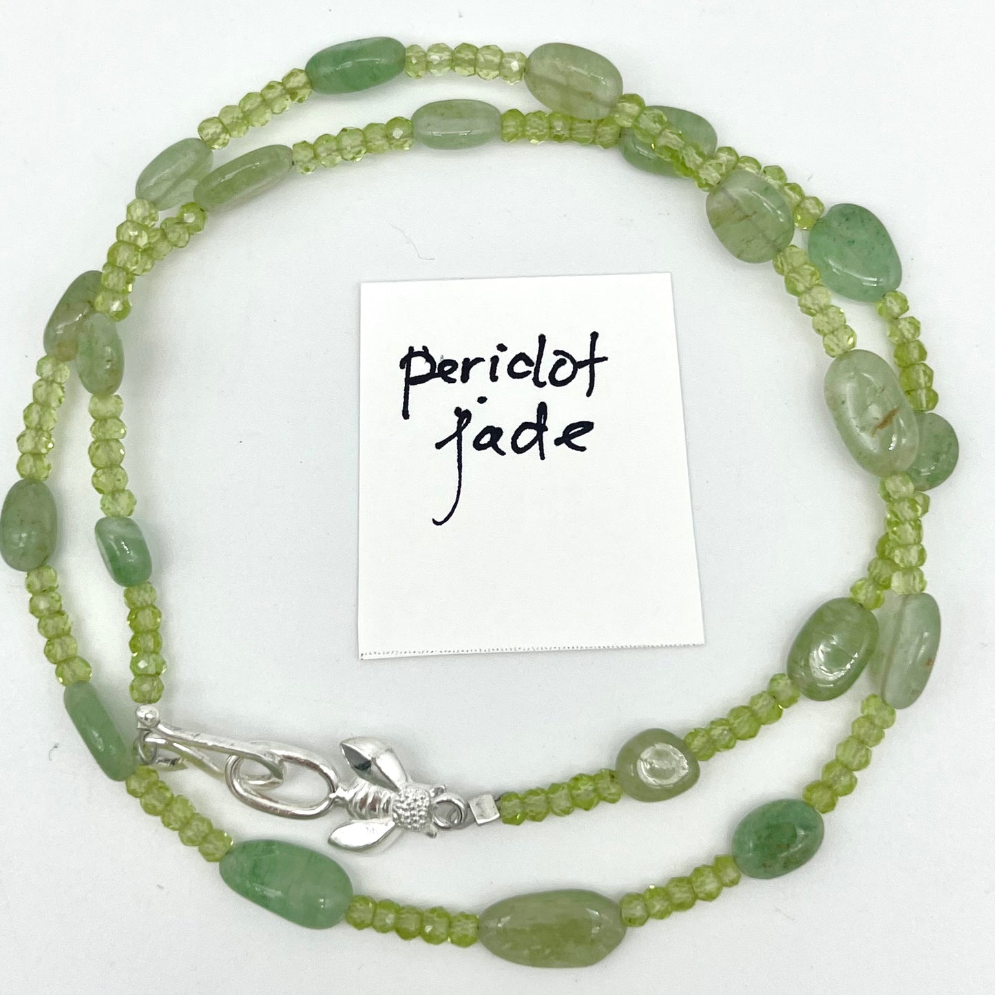 Petite semi-precious multi-color gemstone necklaces