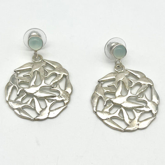 Birds in Flight Escher Earring