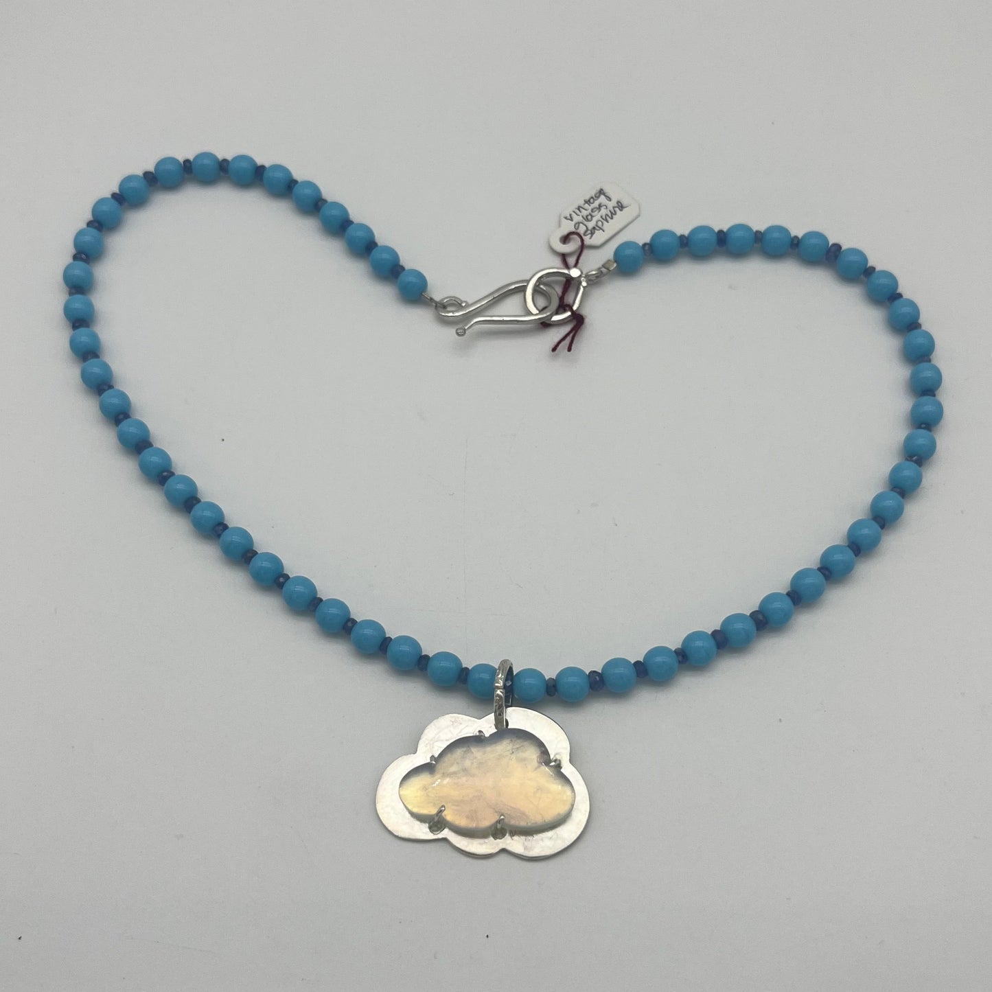 Opalite Cloud Pendant Necklace