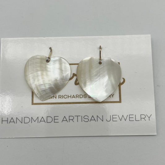 Shell Heart Earrings