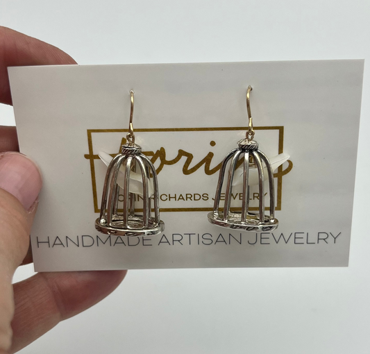 Bird Cage Earrings