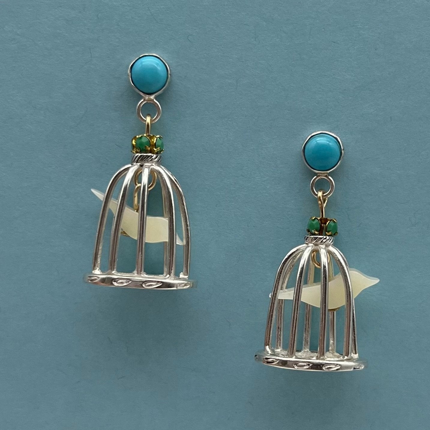 Bird Cage Earrings tweet tweet