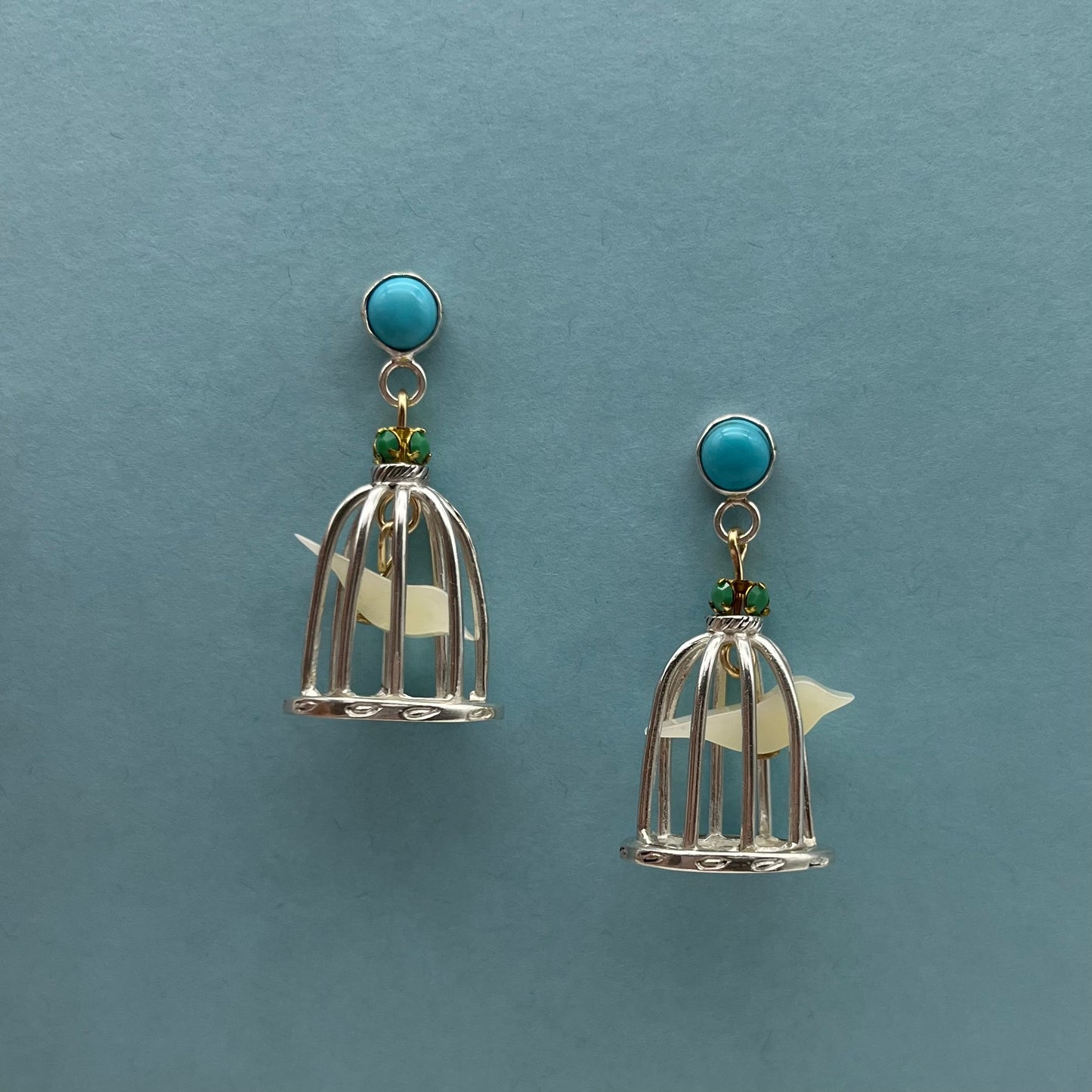 Bird Cage Earrings tweet tweet