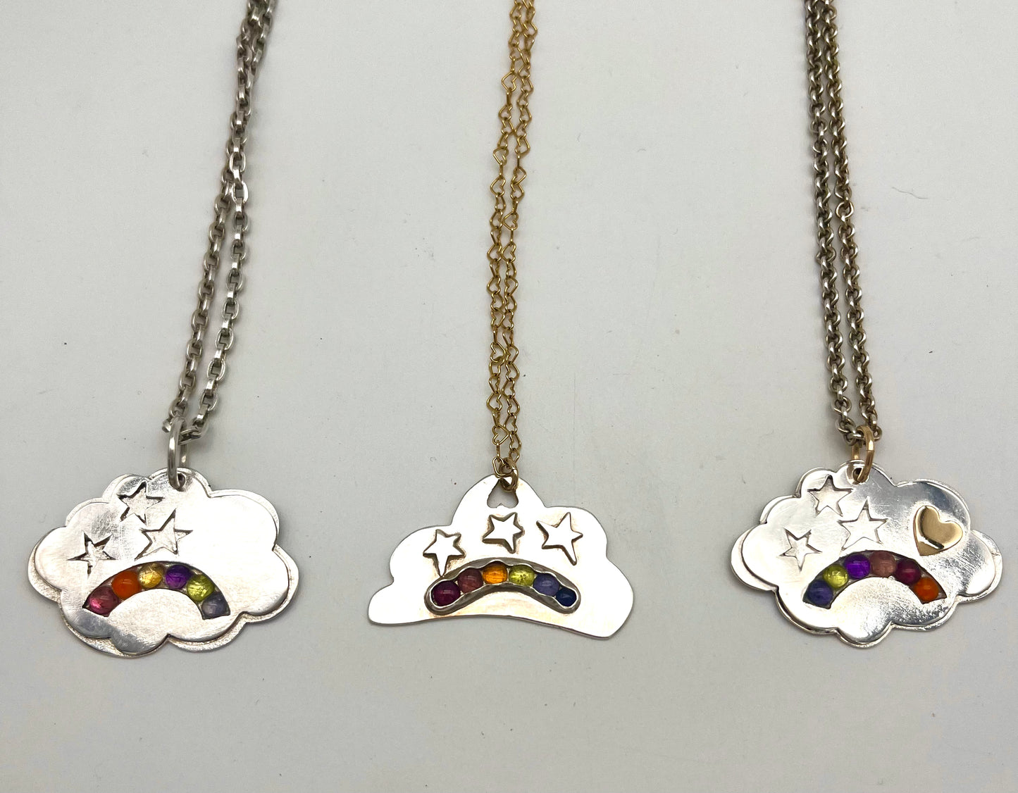 Cloud charm Necklaces