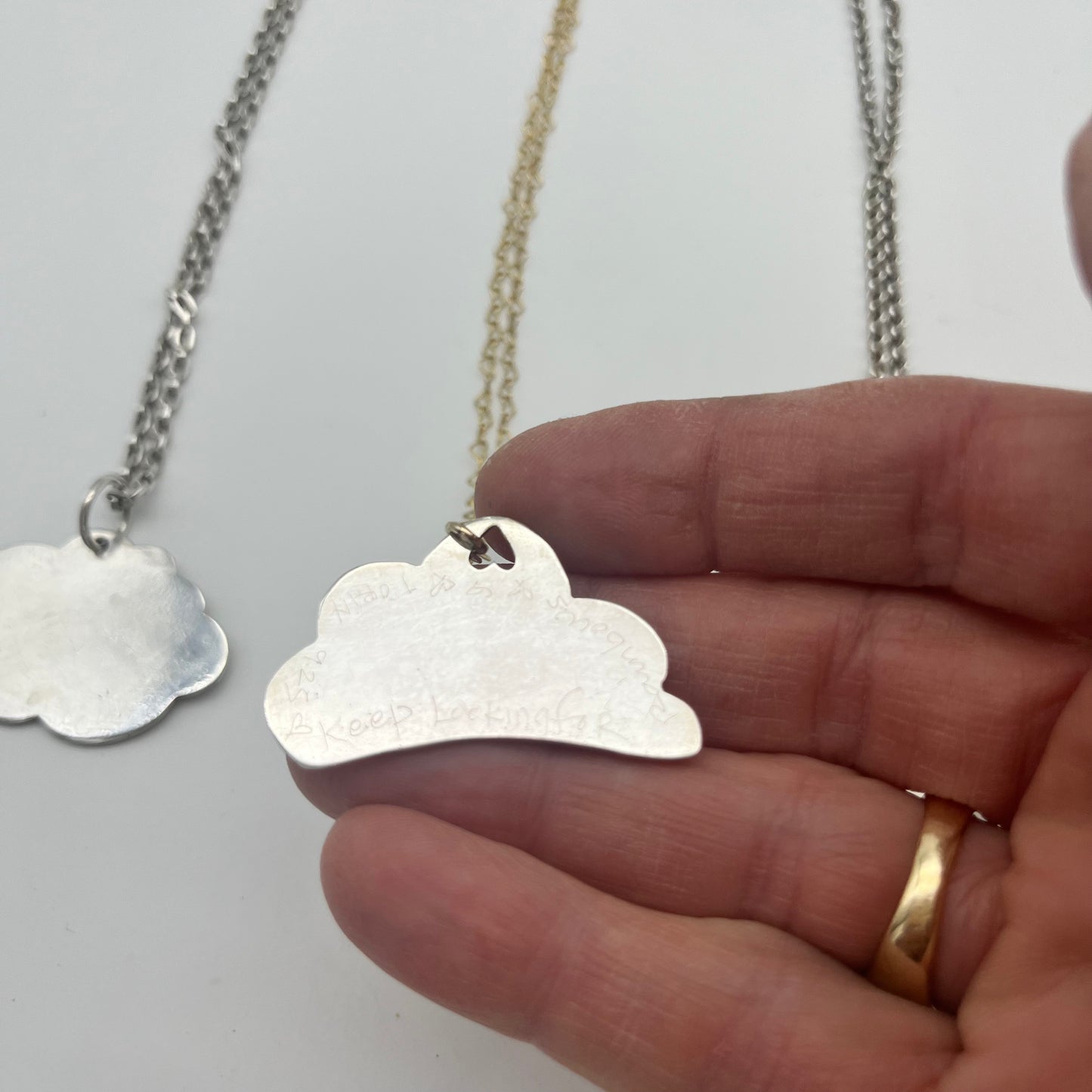 Cloud charm Necklaces
